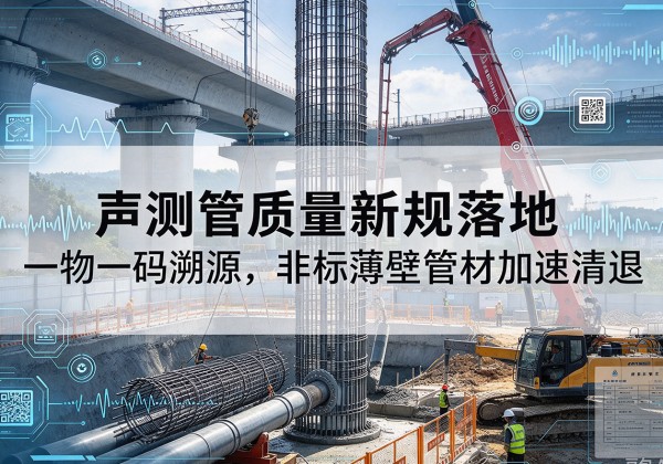 蒙自声测管质量新规落地，一物一码溯源，非标薄壁管材加速清退