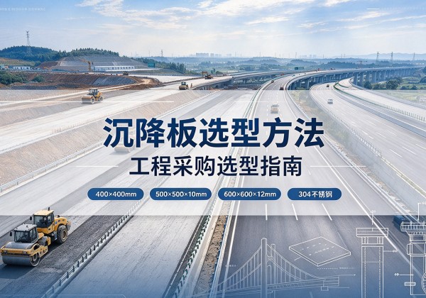 蒙自沉降板选择方法